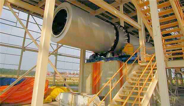 Unused Feeco 9' Dia. X 60' L Rotary Drum Dryer)